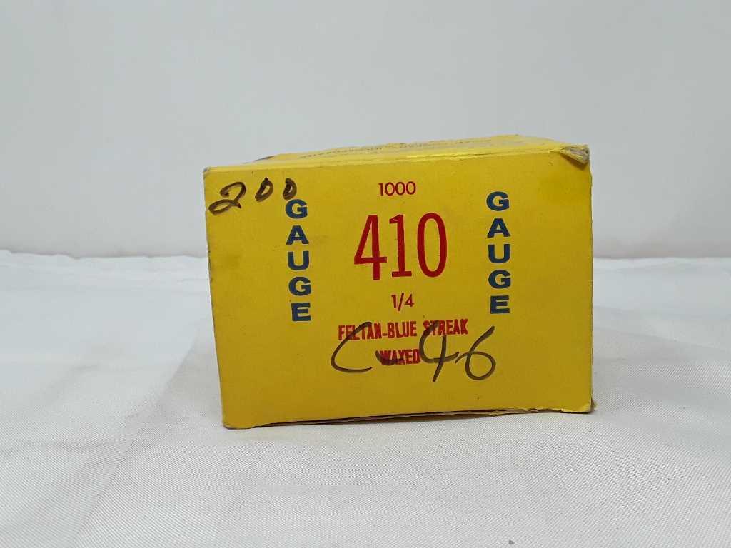 1 BOX OF 410 GA SHOTSHELL WADS