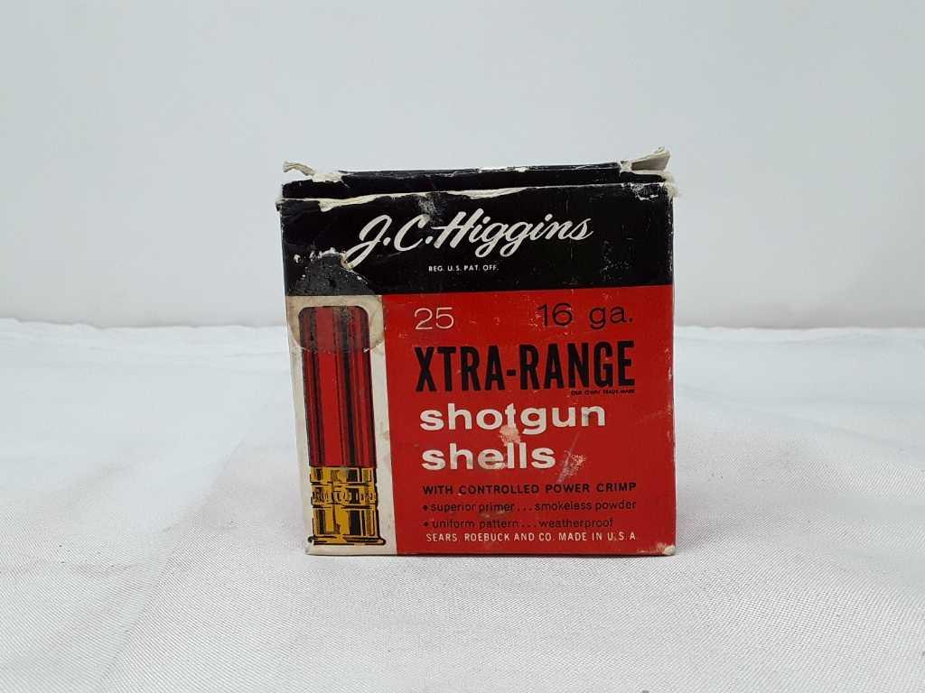 1 BOX OF J.C HIGGINS 16 GA SHOTGUN AMMO