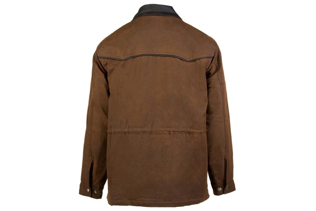 OWO 205BR5- THE DRAFTER 3/4 DISTRESSED OILSKIN M