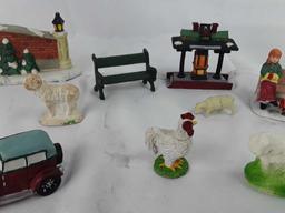 11 CHRISTMAS FIGURINES