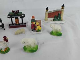 11 CHRISTMAS FIGURINES