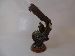 "Treetop Majesty" Numbered Eagle Figurine Bradford