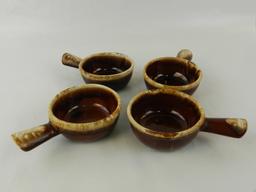 SET OF 4 HANDMADE FRENCH ONION SOUP BOWLS