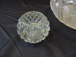 MISC. CUT GLASS BOWLS/DISHES