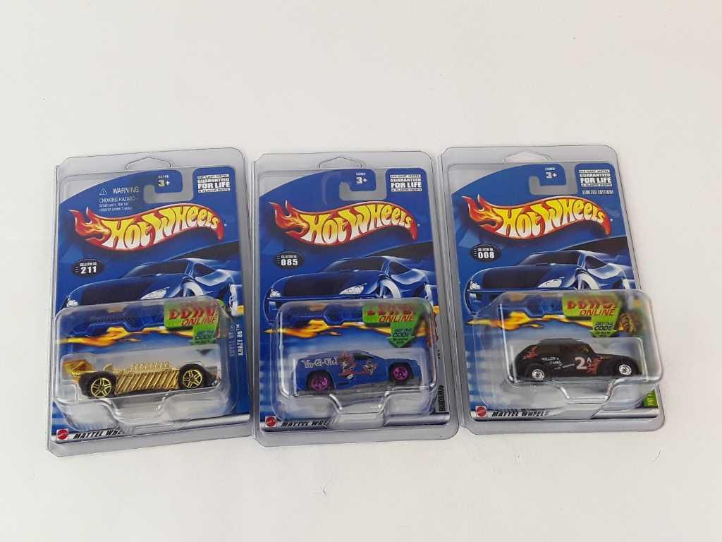 3 HOT WHEEL RACE & WIN ONLINE NEW IN PACKAGE