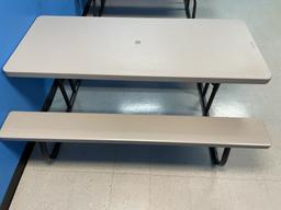 Lifetime Brand Plastic Folding Picnic Table.