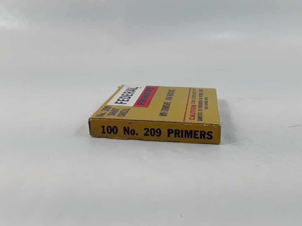 FEDERAL PRIMERS #209 SHOT SHELLS