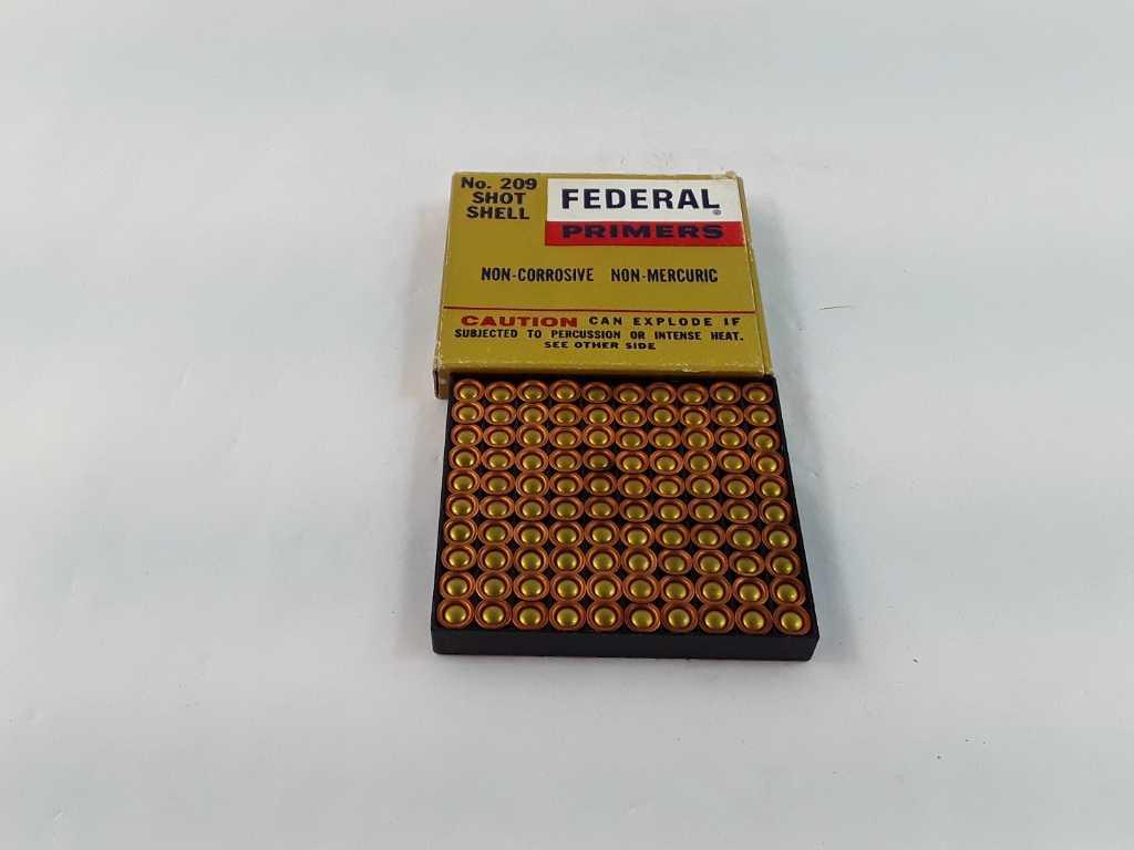 FEDERAL PRIMERS #209 SHOT SHELLS