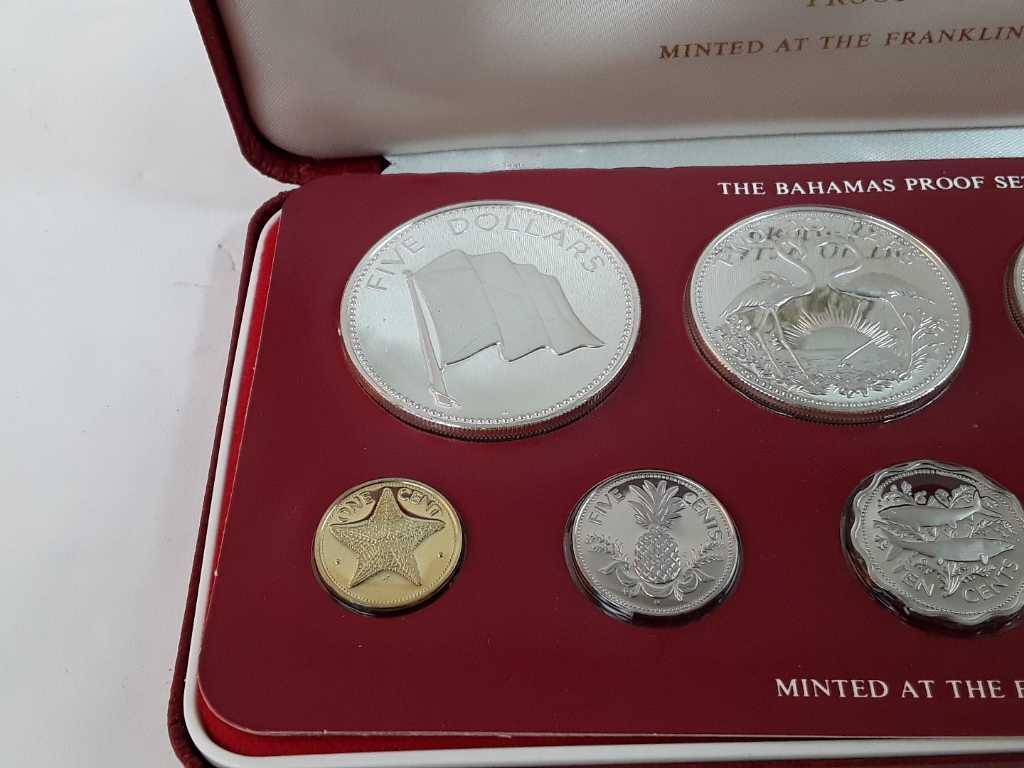 1977 Commwealth of Bahamas Proof Set & COA