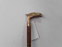 VINTAGE EAGLE HEAD WALKING CANE