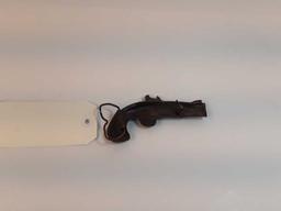 VINTAGE 1979 FLINTLOCK PISTOL BELT BUCKLE