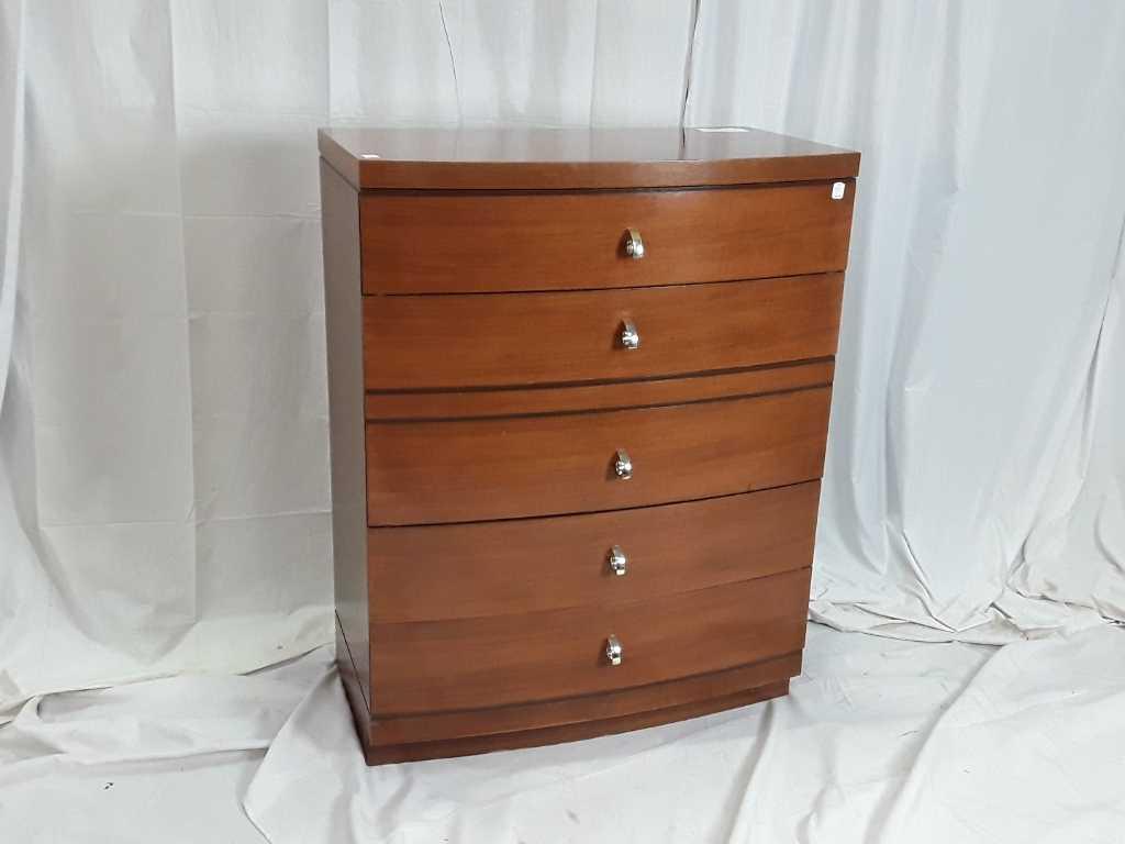 MAPLE COLORED MIDCENTURY DRESSER