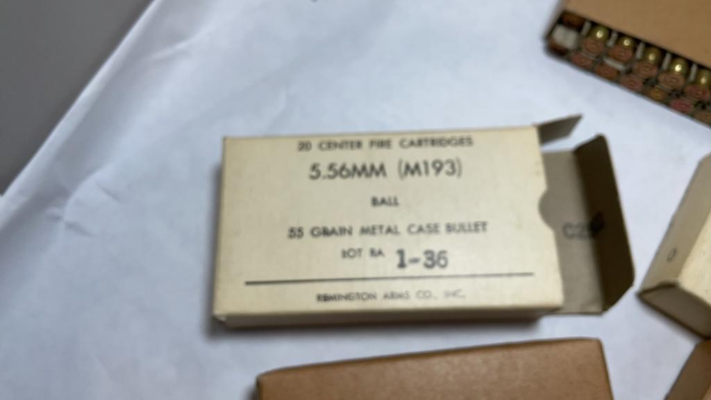 57 Brass 5.56MM Metal Case Bullets Vintage Remingn