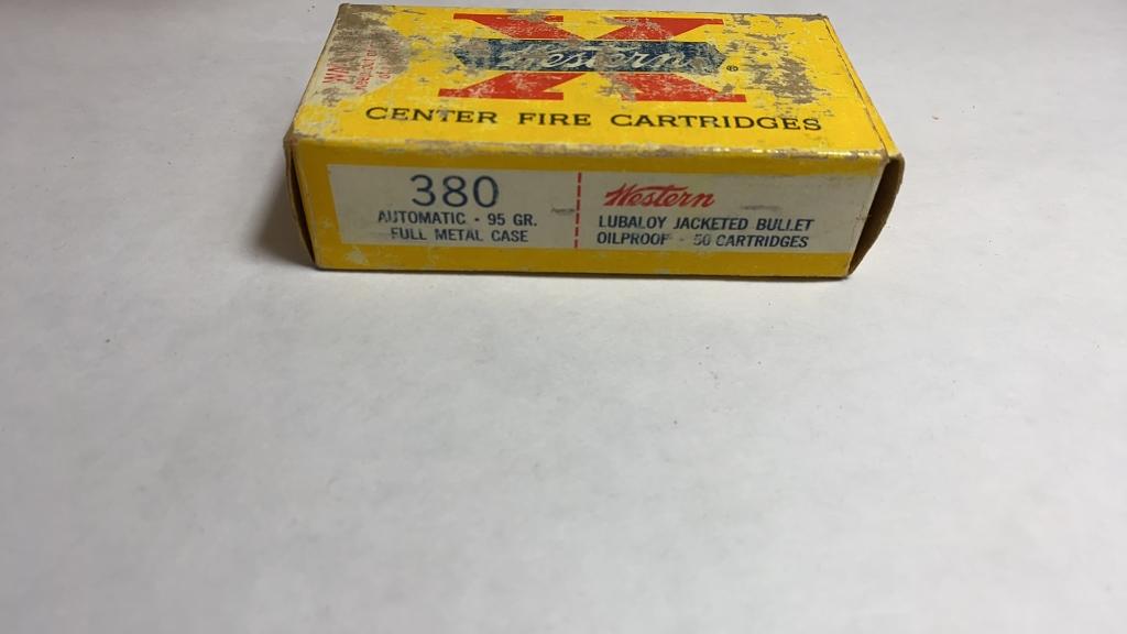 2 Boxes of 380 Auto Ammo.