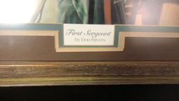 "FIRST SERGEANT BY DON STIVERS SIGNED & NUMBERED