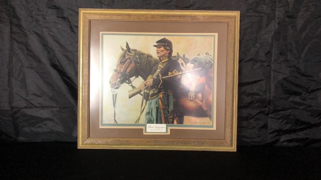 "FIRST SERGEANT BY DON STIVERS SIGNED & NUMBERED