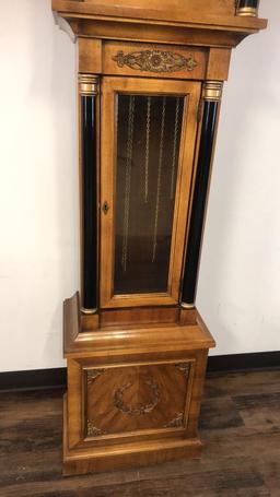 GRANDFATHER CLOCK / "TEMPUS FUGIT"