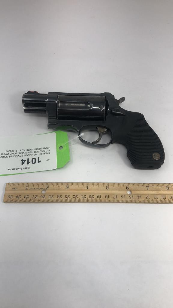 TAURUS THE JUDGE REVOLVER SN#CY974564.