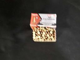 1 BOX OF AGUILA .30 CARBINE AMMO.