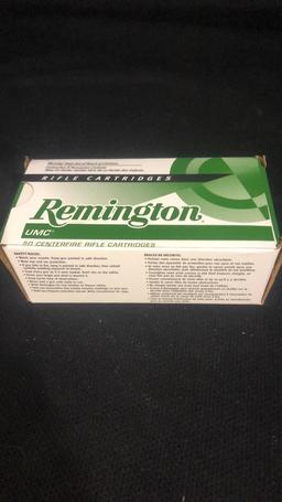 1 BOX OF REMINGTON 30 CARBINE AMMO