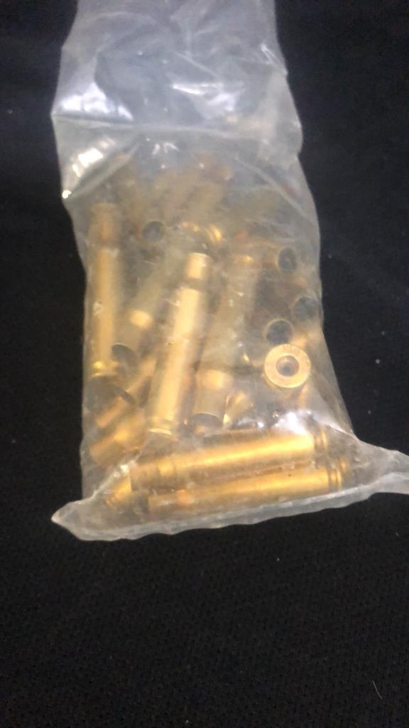 MILITARY AMMO CASEOF 308 CALIBER BRASS CASEINGS.