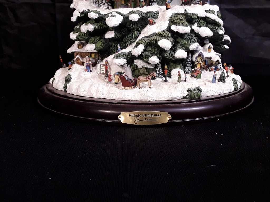 2004 THOMAS KINKADE ILLUMINATED MUSICAL TREE