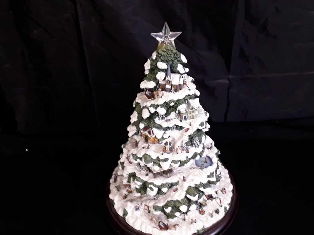 2004 THOMAS KINKADE ILLUMINATED MUSICAL TREE