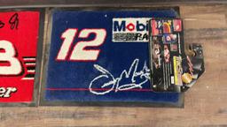 3) NASCAR RUGS. ALL DIFFERENT.