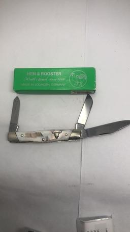 HEN & ROOSTER STOCKMAN FOLDING KNIFE.