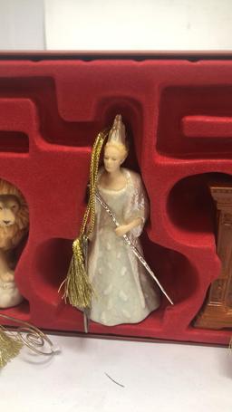 LENOX THE LION, THE WITCH & THE WARDROBE ORNAMENTS