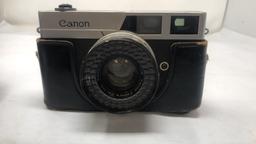 VINTAGE CANON CANONET CAMERA WITH CASE