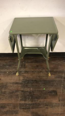 MID CENTURE INDUSTRIAL TYPERWRITER TABLE/STAND