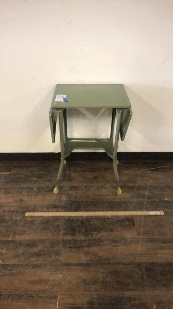 MID CENTURE INDUSTRIAL TYPERWRITER TABLE/STAND