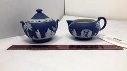 WEDGWOOD CREAMER & SUGAR