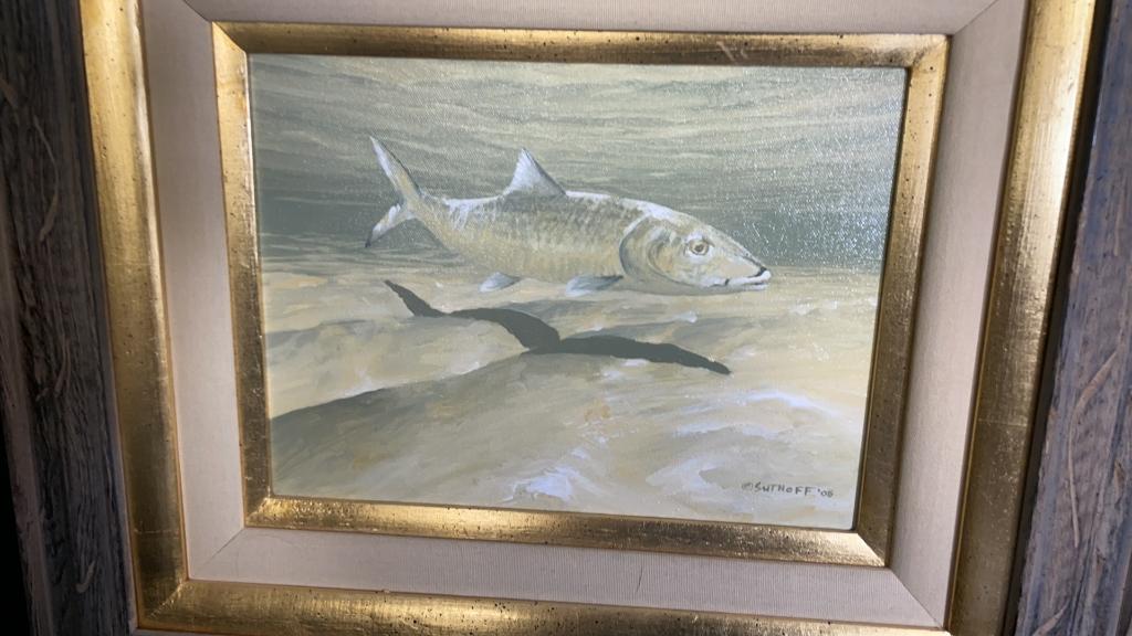 "TAN FISH" PAINTING BY EDWARD SUTHOFF