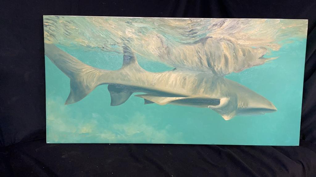 "SHARK" PAINTING BY EDWARD SUTHOFF