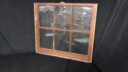 2) VINTAGE WOODEN WINDOWS