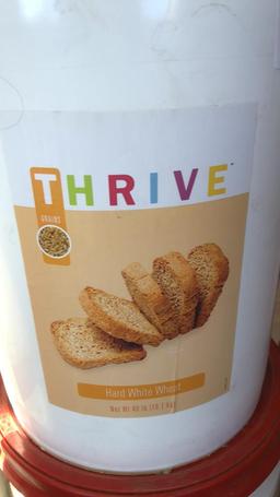 3) THRIVE LIFE 40LB EMERGENCY FOOD BUCKETS