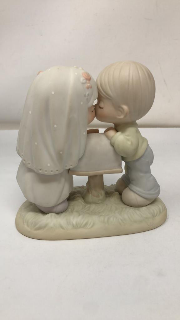 2) PRECIOUS MOMENTS NEWLY WED FIGURINES