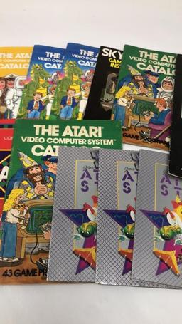 COLLECTION OF 12 ATARI VIDEO COMPUTER CATALOGS