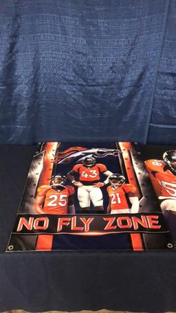 19) BRONCOS POSTERS: VINYL, CARDSTOCK, & PAPER