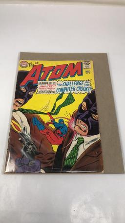 3) VINTAGE COMIC BOOKS: DC THE ATOM & MORE