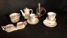 TEA SETS: WINROSE COLLECTION, LIMOGES, AND MORE