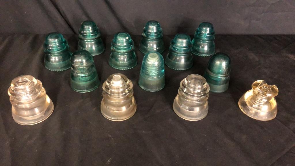 ANTIQUE GLASS INSLUATORS