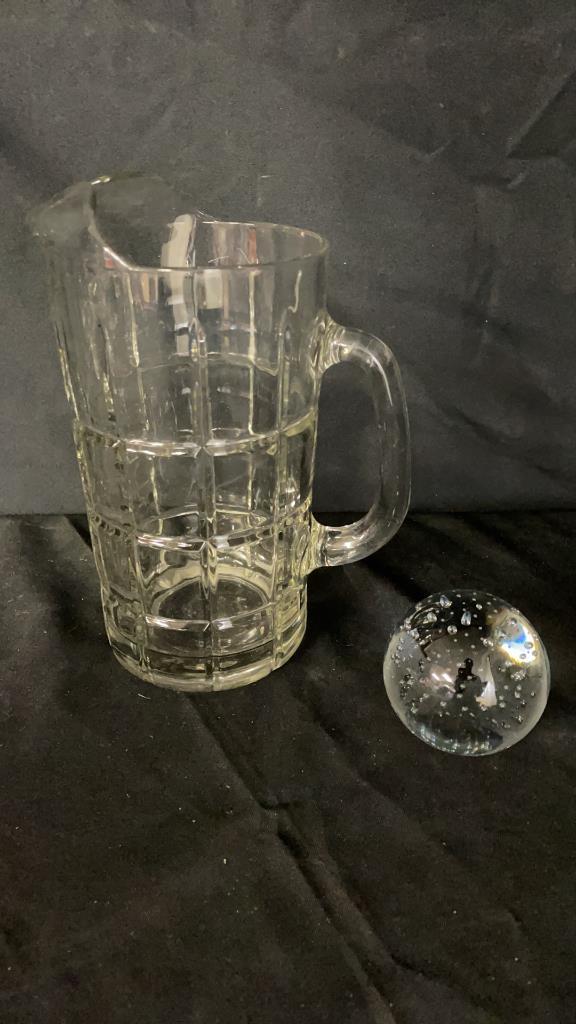 ICED TEA PITCHER, PAPERWEIGHT, TRINKET DISH & MORE