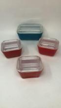 VINTAGE PYREX 501 & 502 REFRIDGERATOR CONTAINERS