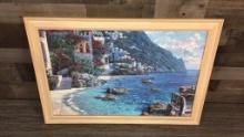 "CAPRI DEL MAR" TEXTURE PRINT BY HOWARD BEHRENS