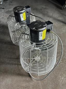 2) SCHAEFER INDUSTRIAL FANS.