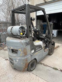 NISSAN 50 PROPANE FORKLIFT