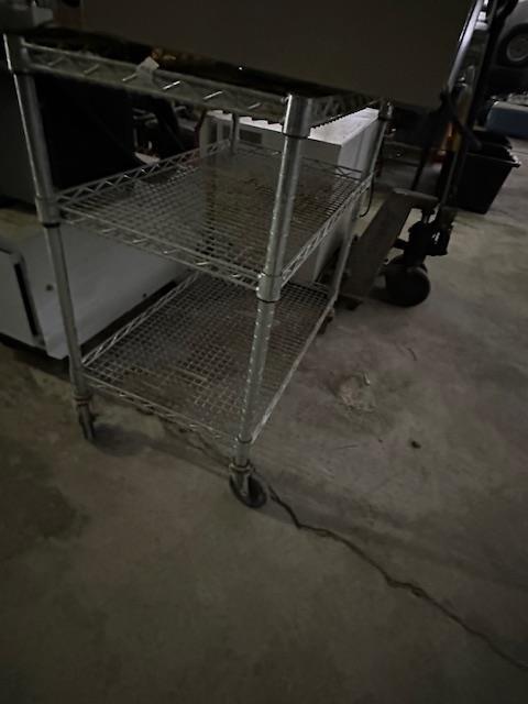 2) WIRE ROLLING CARTS